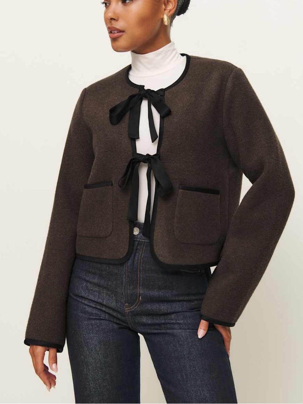 Reformation Daisy Cropped Jacket